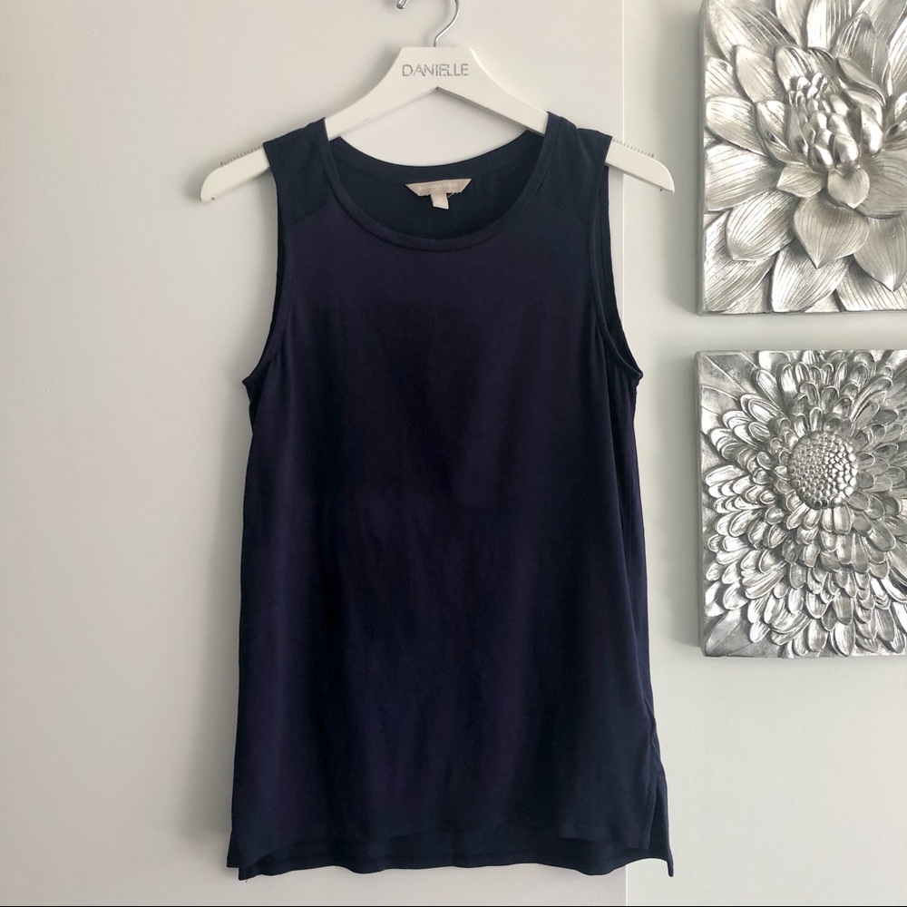 BANANA REPUBLIC Dark Blue Sleeveless Top